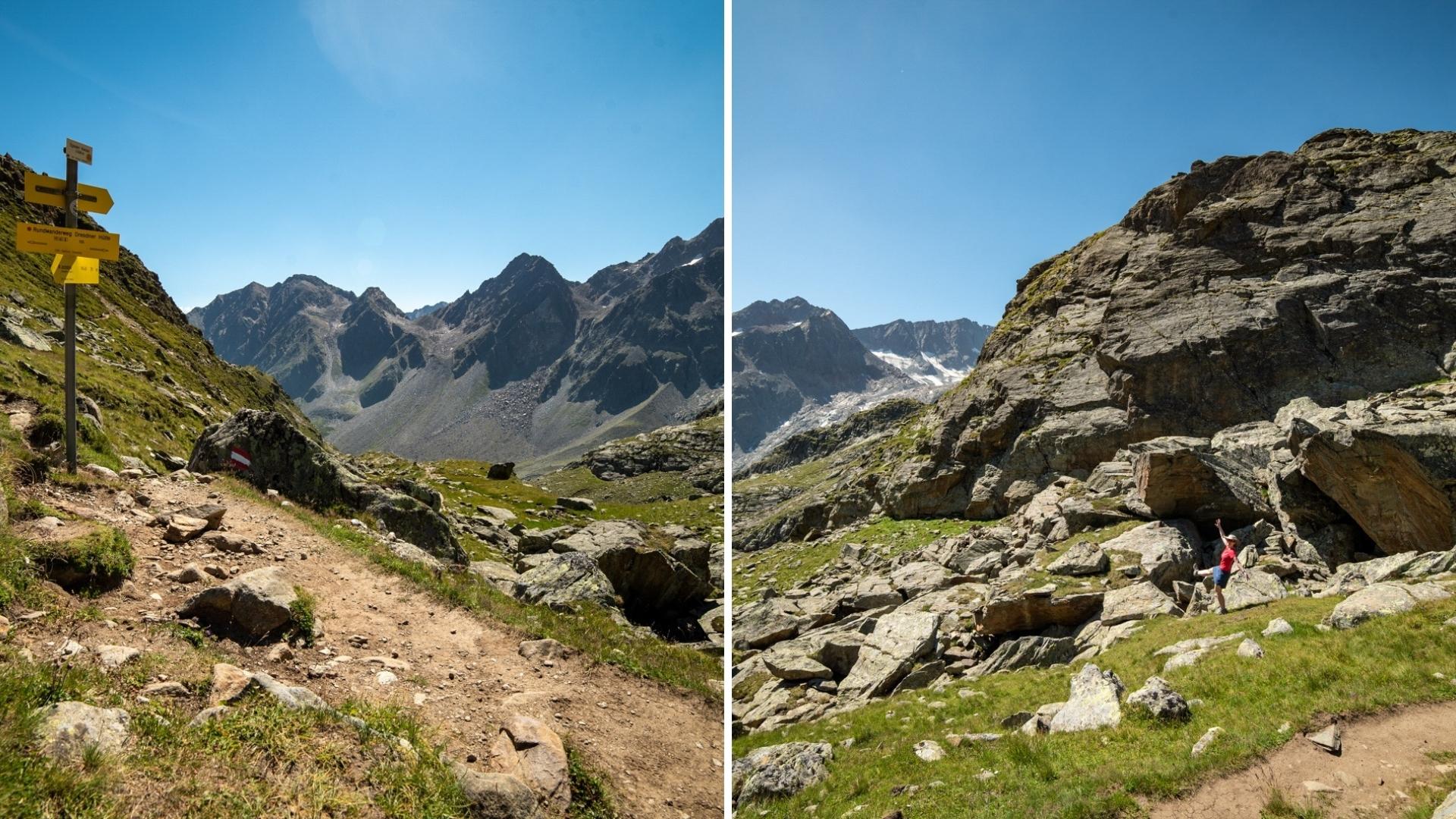 Tyrol szlaki w Alpch