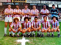 REAL VALLADOLID C. F. Temporada 1981-82. Minguela, Richard, Gail, Moré, Gilberto y Fenoy. Pepín, Lucas, Jorge, Rusky y Alí Navarro. REAL VALLADOLID DEPORTIVO 2 C. D. CASTELLÓN 0 Domingo 04/10/1981, 16:30 horas. Campeonato de Liga de 1ª División, jornada 3. Valladolid, estadio Municipal José Zorrilla. GOLES: ⚽1-0: 40’, Rusky. ⚽2-0: 65’, Pepín.