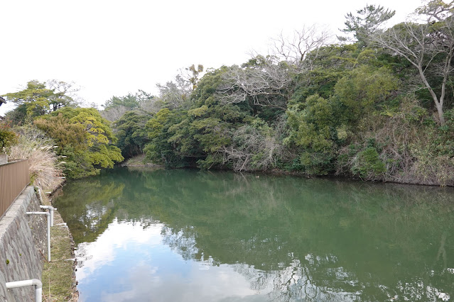 島根県松江市内中原町 松江城 堀の風景