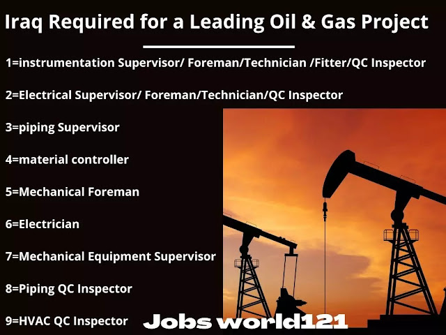 Iraq Required for a Leading Oil & Gas Project