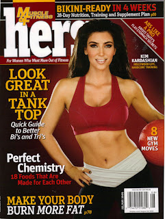 Kim Kardashian Sexy in Muscle & Fitness Magazine