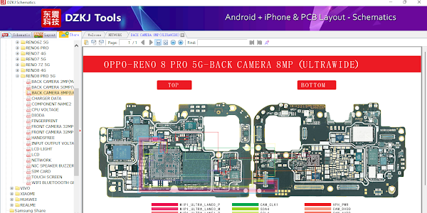 DZKJ Schematics Diagram Phone Repair Tools