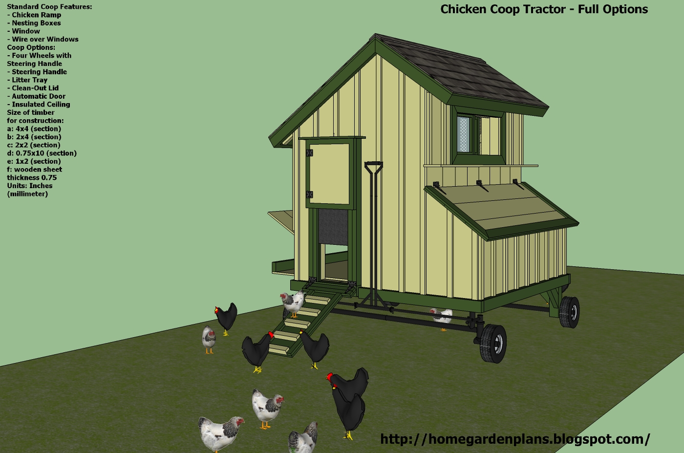 Notice of T200 - Chicken Coop Tractor Plans - Free Chicken Coop Plans ...