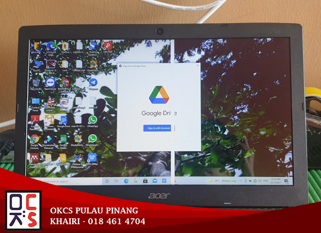 SOLVED: KEDAI REPAIR LAPTOP SEBERANG JAYA | ACER A515-51G HORIZONTAL LINE ON SCREEN, SUSPECT SCREEN PROBLEM