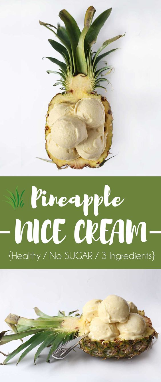 If there are still people who don’t know about the easiest way to make Healthy Pineapple Banana Icecream this summer, here is the recipe!