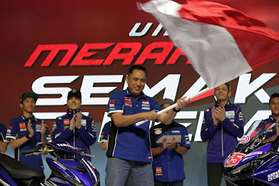 M. Abidin Kibarkan Merah Putih untuk Pembalap Yamaha Indonesia