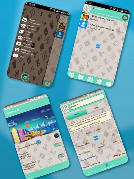 BBM Mod Tema Cyanogen V.2.7.0.23 Apk