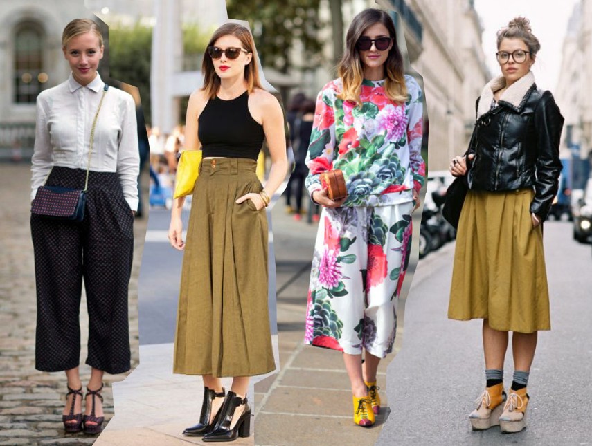 How To Wear The Culottes Pants Trend Spring 2014
