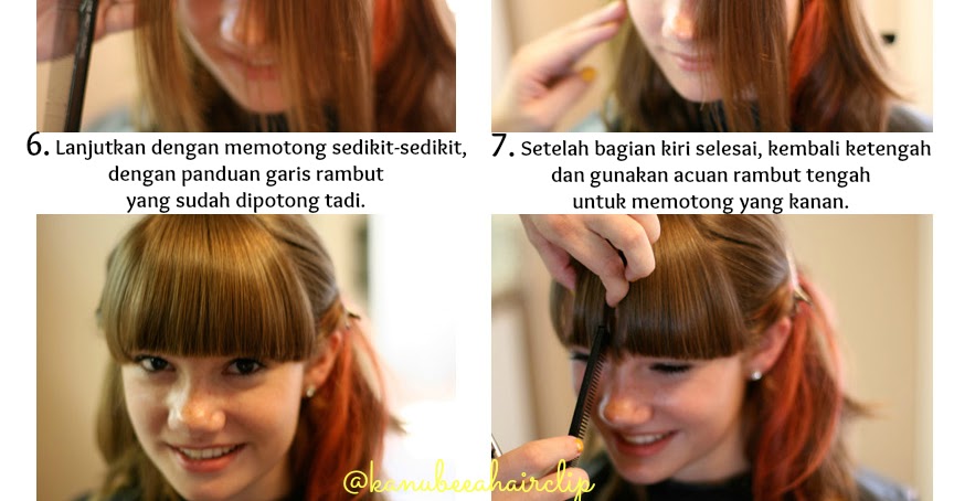 Kanubeea Hair Clip Cara Potong Rambut Poni Sendiri