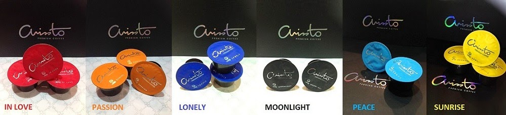 ARISSTO咖啡Capsule口味 Signature Flavours available
