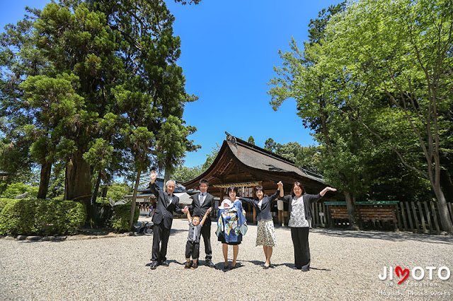 大縣神社でのお宮参り出張撮影