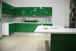 Modern Decoration Green Kitchens Design