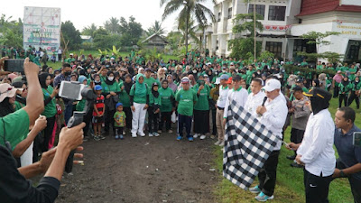 Bupati Lepas Ribuan Peserta Jalan Sehat Pekan Pelatihan Vokasi BLK to BPVP Lombok Timur