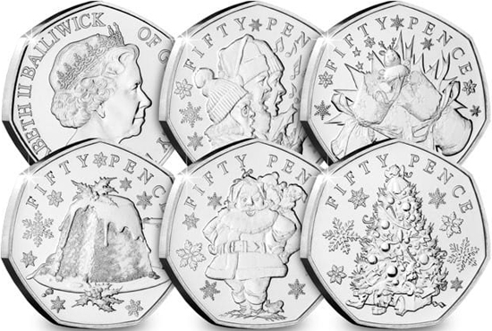 Guernsey 50 pence 2021 - The Christmas Traditions