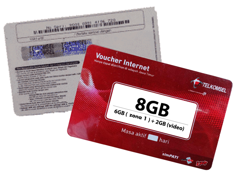 Cara Menggunakan Voucher Kuota Telkomsel - Paket Internet
