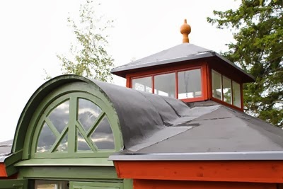 Växthus av återvinningsmaterial