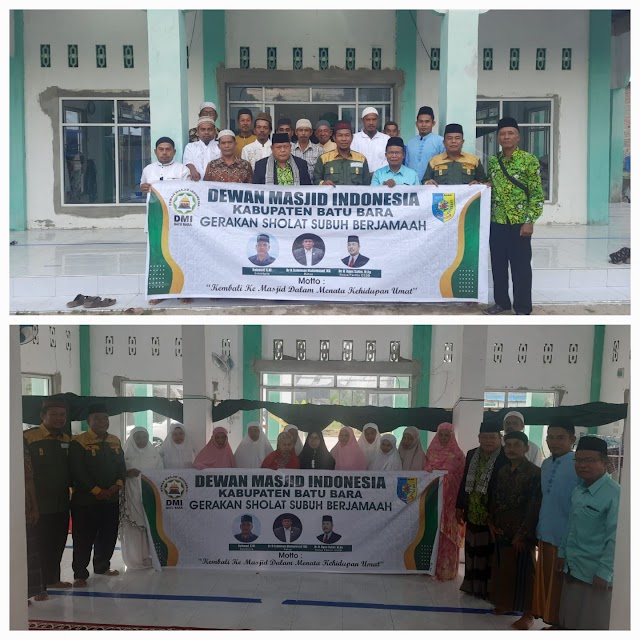 PD DMI Batu Bara Bersama Al-Ithihadiah Gelar GSSB di Masjid Al-Hilal Desa Ujung Kubu Kab.Batu Bara