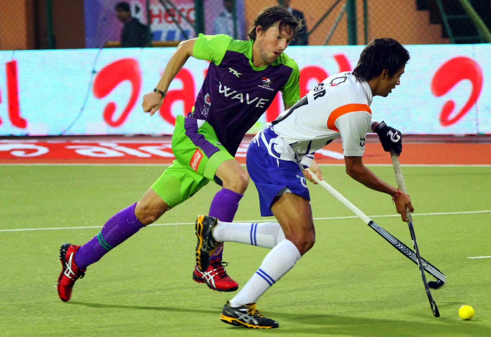 A still from the first Semi final match: HHIL 2014
