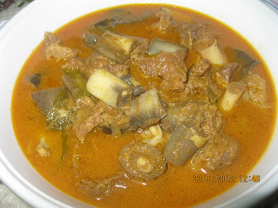 RESEPI CIKGU ANI: GULAI DAGING BATANG PISANG