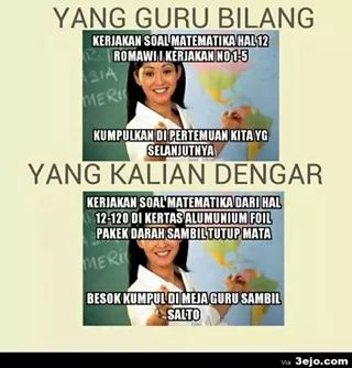 25 Meme Matematika Ini Lucu Banget Bikin Ngakak Pakai 