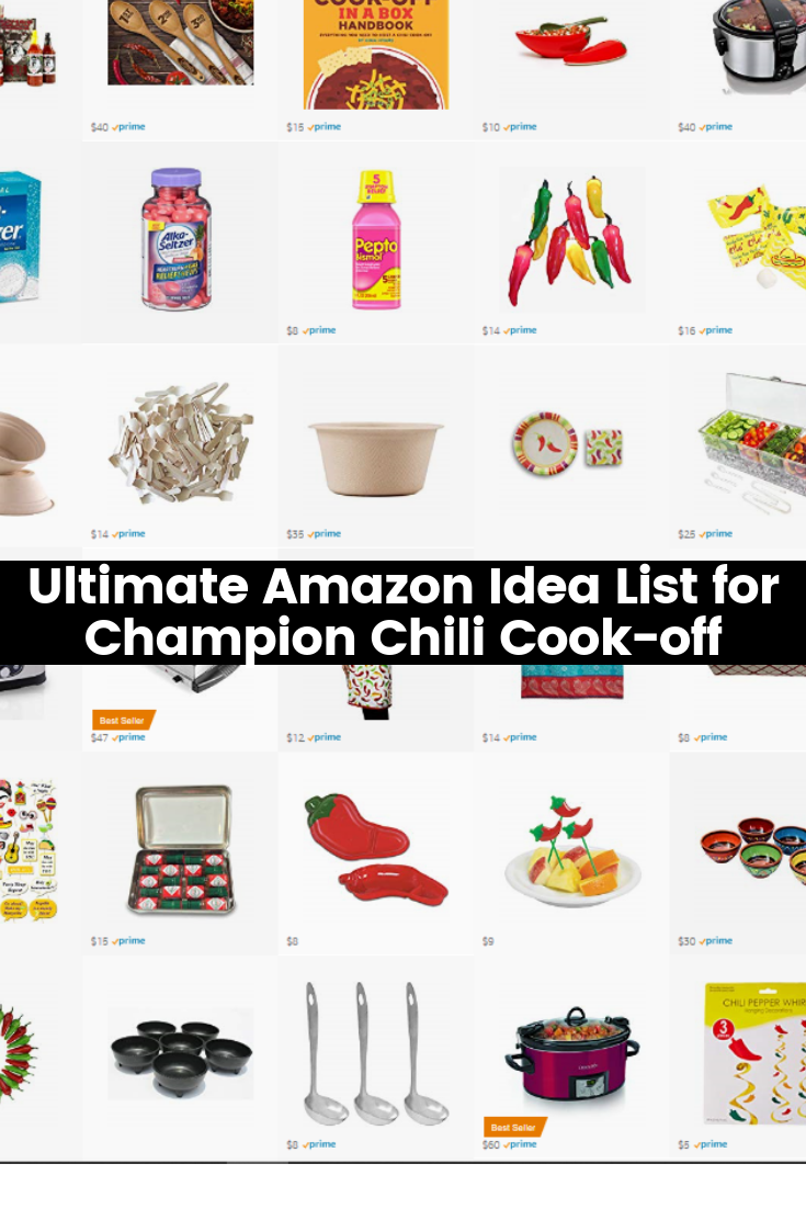 Ultimate Amazon Idea List for Champion Chili Cook-off
