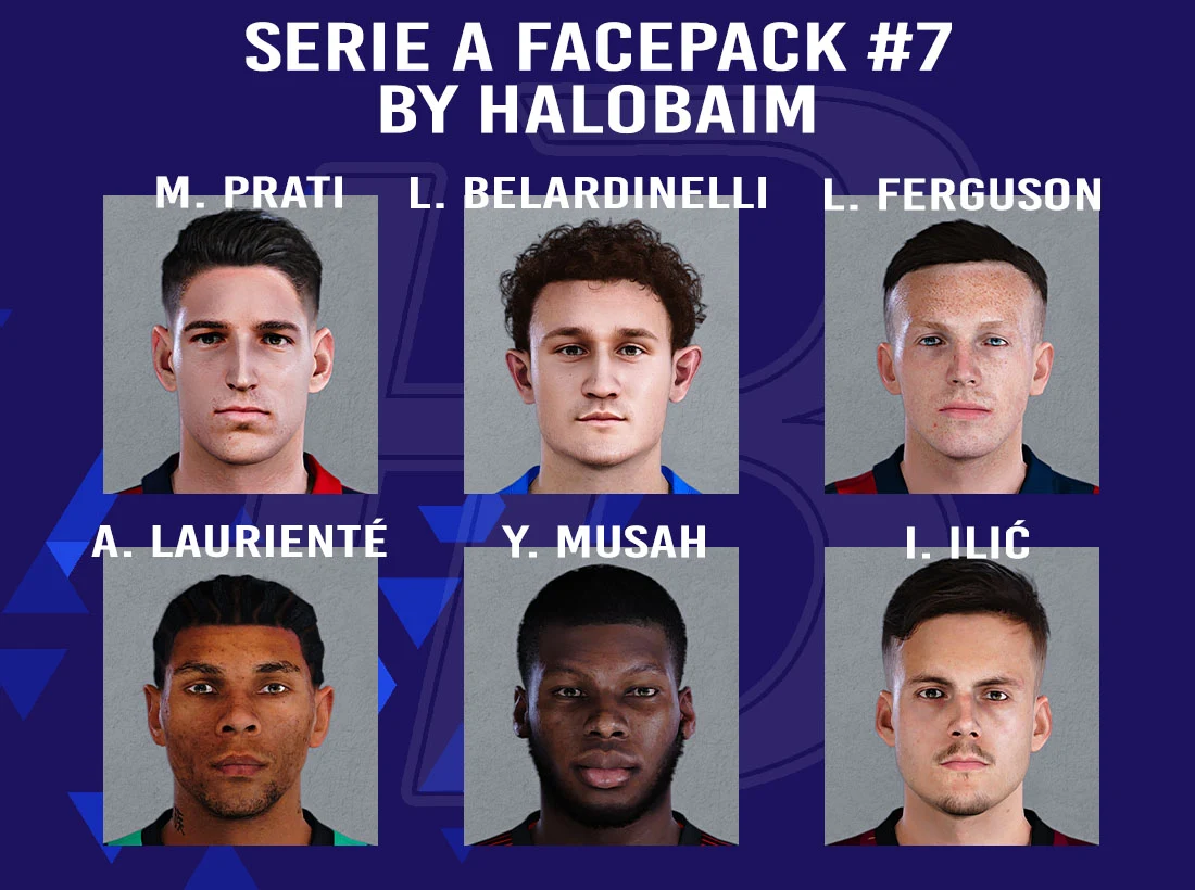PES 2021 Serie A Facepack #7 By Halobaim