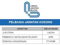 Kekosongan Jawatan di Lembaga Lebuhraya Malaysia (LLM) - Pelbagai Jawatan