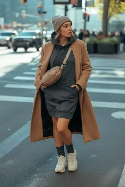 The Hoodie Dress + Longline Coat
