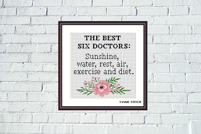 The best six doctors funny cross stitch pattern