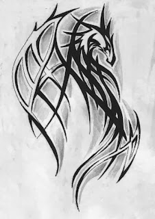 Tribal Dragon Tattoos