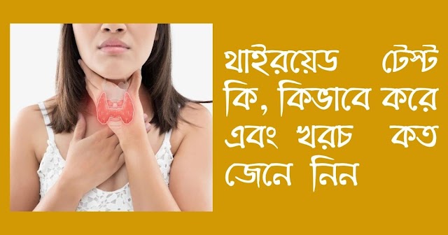 থাইরয়েড টেস্ট কি। থাইরয়েড টেস্ট কিভাবে করে । থাইরয়েড টেস্ট খরচ কত জেনে নিন 