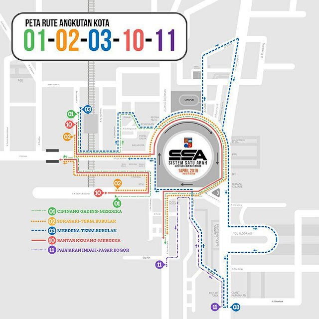 rute perjalanan angkutan kota bogor 01 02 03 10 11