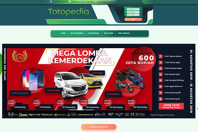 LINK ALTERNATIF TOTOPEDIA BANDAR TOGEL ONLINE TERPERCAYA