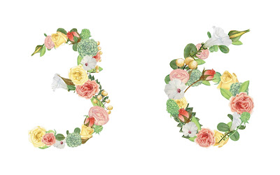 A floral number 36