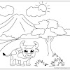 Gambar Pemandangan Pegunungan Untuk Mewarnai : Mewarnai Pemandangan Alam - Contoh Gambar Mewarnai / Pastinya pemandangan ini makin lengkap kalau ada gambar pegunungan.