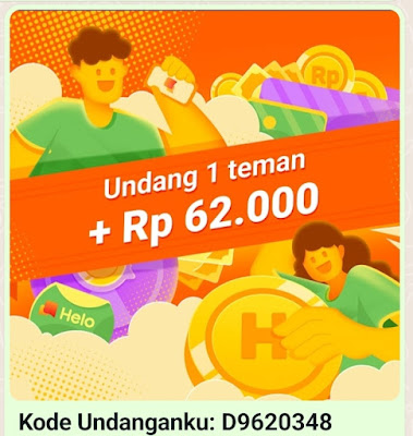 Kode Cuan Gratis Bonus Referral APK Helo Coin