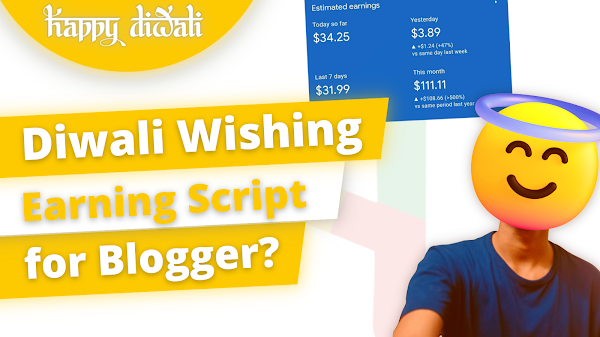 Happy Diwali Viral Wishing Script for Blogger [Free Download]