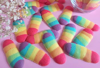 Resep Lidah Kucing Rainbow 