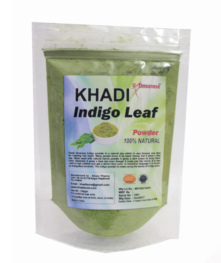 Khadi Omorose Indigo Leaf Powder, 100 gm