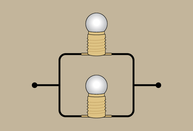 Gambar Ilustrasi Rangkaian Listrik Paralel Pada Lampu
