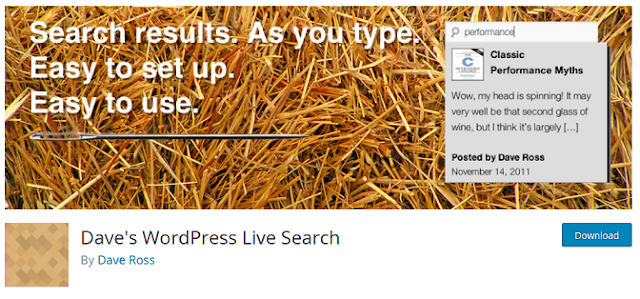 WordPress Live Search