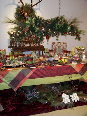 Holiday Tables - A Christmas Buffet