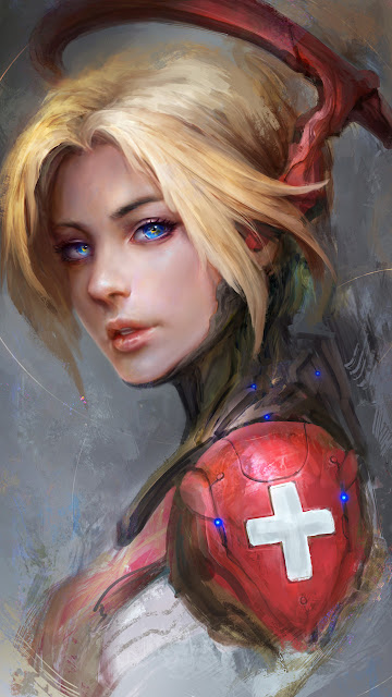 Mercy Overwatch, Overwatch, Games, Xbox Games, Ps Games, Pc Games, Hd, Artwork, Artist, Digital Art Images