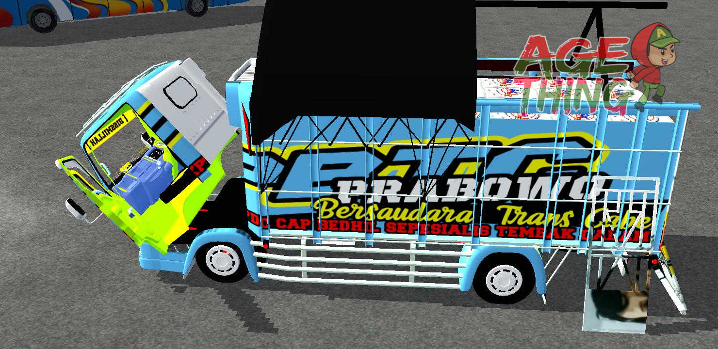 Download Mod Bussid Truck Cabe Full Modifikasi dan Sticker 