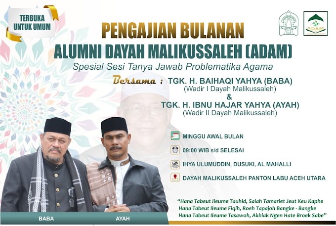 Pengajian Alumni Dayah Malikussaleh (ADAM) Bab Qurban