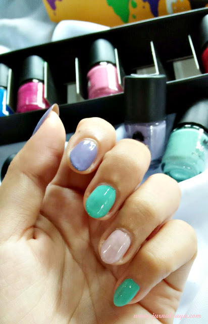 pastel nail polish