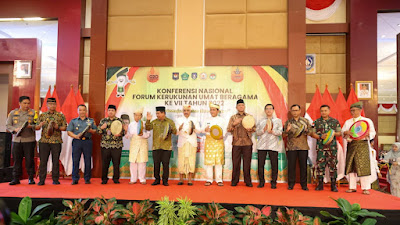 Sekjen Kemendagri Suhajar Diantoro Bersama Gubernur Kepri Buka Konferensi Nasional Ke-VII FKUB 