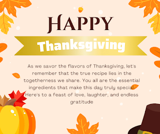 Image of thanksgiving day recipe of togetherness