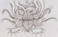 27+ Sketsa Tato Bunga Teratai