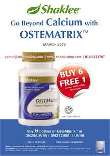 OsteoMatrix Shaklee Promotion Picture